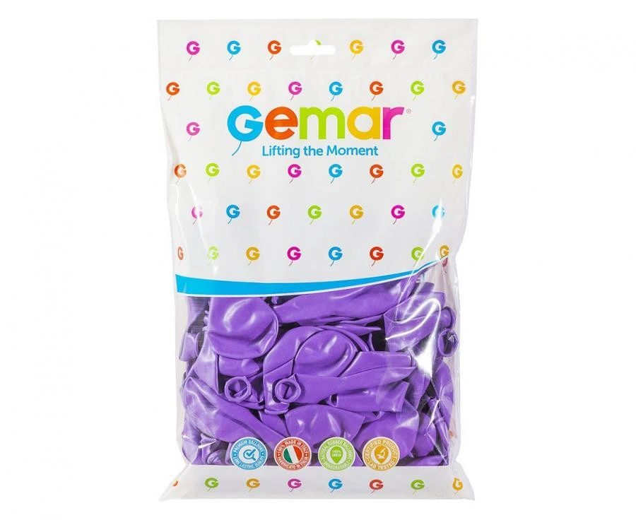 imagine-Set 100 baloane latex Gemar mov