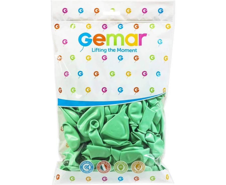 imagine-Set 100 baloane latex Gemar menta