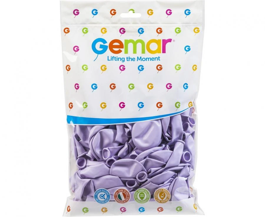 imagine-Set 100 baloane latex Gemar lila