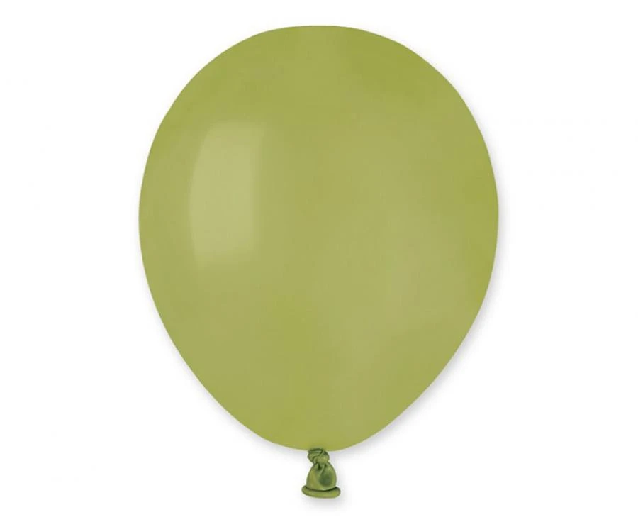 imagine-Set 100 baloane latex Gemar olive 13 cm