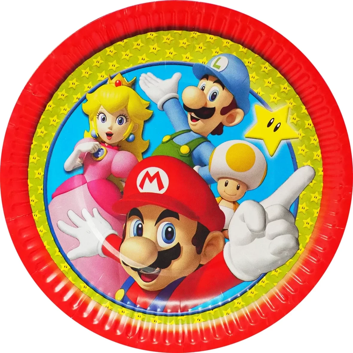 imagine-Farfurii rotunde Super Mario - set 10 buc