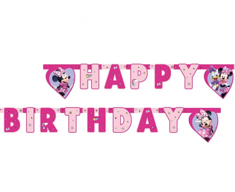 imagine-Happy Birthday Banner Minnie