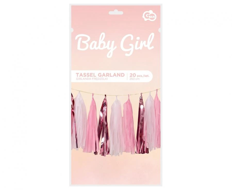 imagine-Ghirlanda decorativa Baby Girl 250 cm