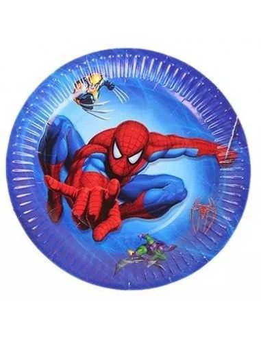 imagine-Set de 10 farfurii Spiderman de 18 cm