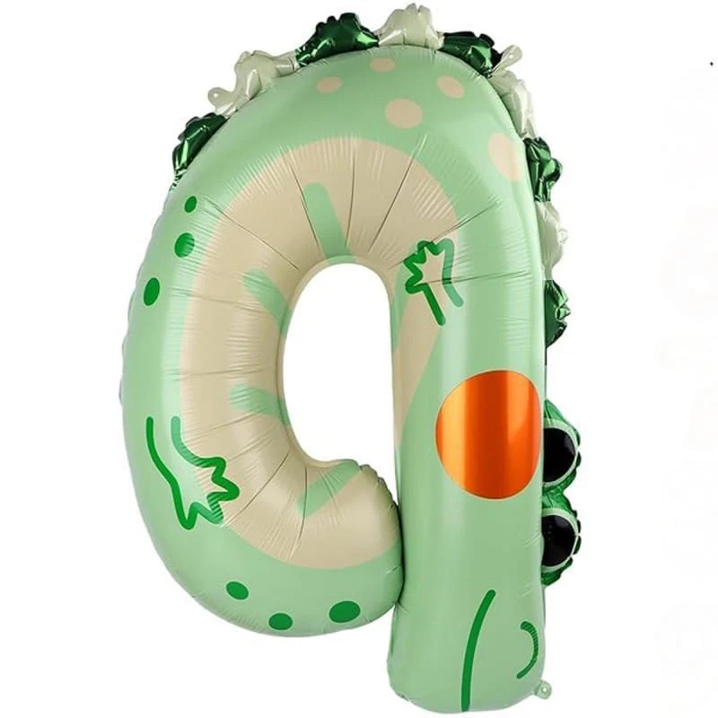 imagine-Balon folie cifra 4 Crocodil