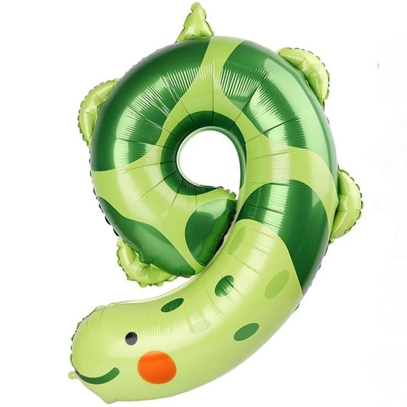 imagine-Balon folie cifra 9 Broasca Testoasa