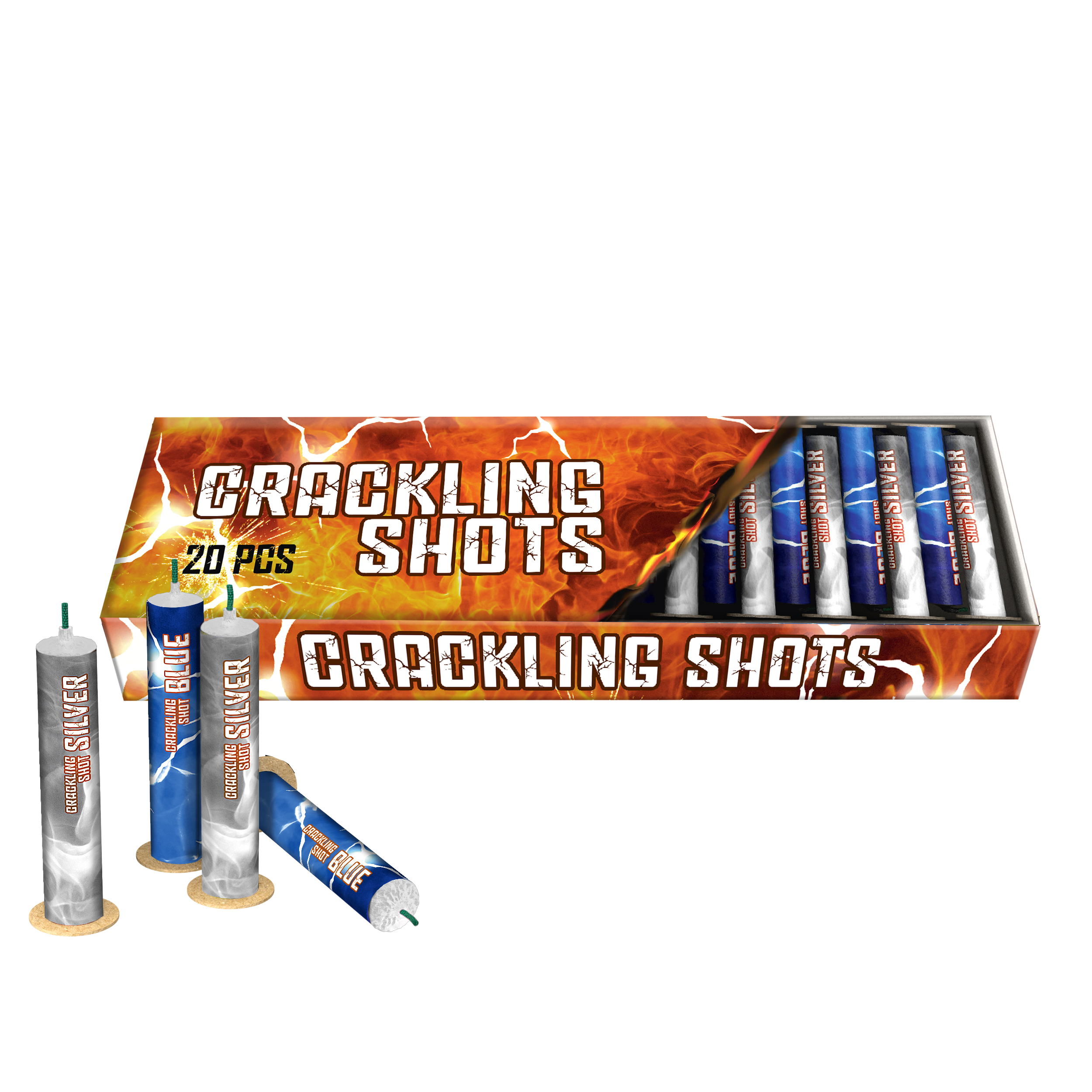 imagine-Crackling Shots 20 per set