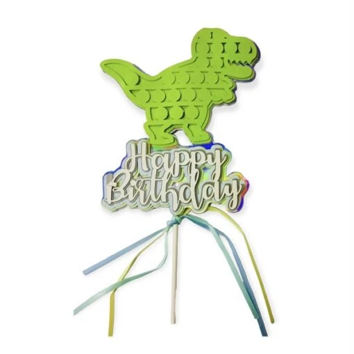 Topper pentru tort cu dinozaur