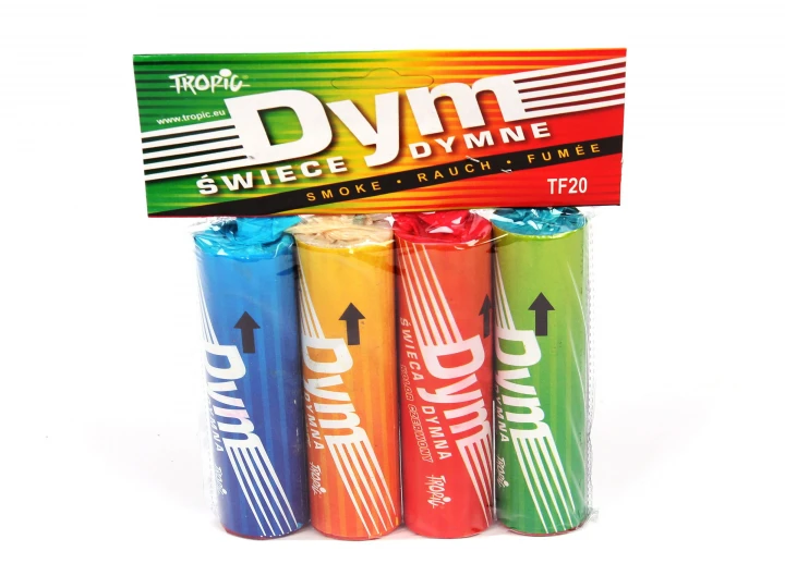 Imaginea produsului Fumigene colorate 4 per set