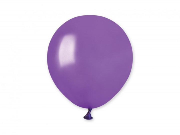 Imaginea produsului Set 100 baloane latex Gemar violet metalizat 13 cm