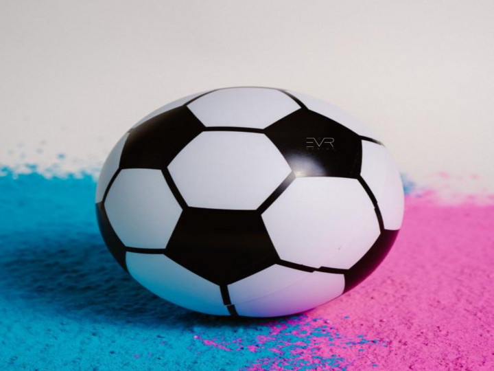 Imaginea produsului Minge fotbal Gender Reveal Albastru