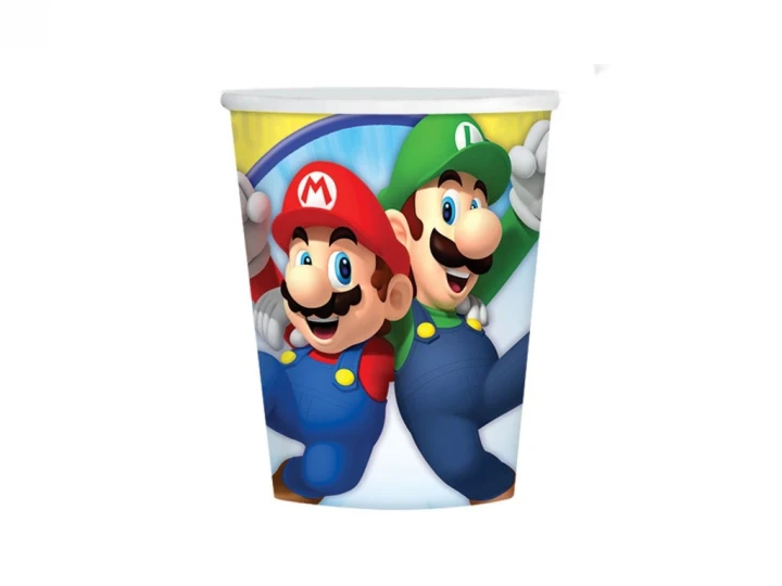 Imaginea produsului Pahare Mario & Luigi 250 ml - set 8 buc