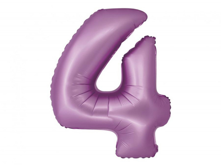 Imaginea produsului Balon folie lavanda cifra 4 – 76cm
