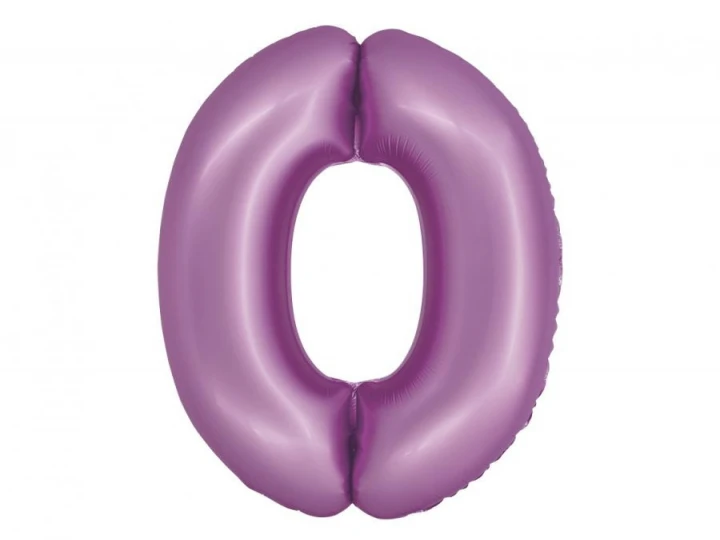 Imaginea produsului Balon folie lavanda cifra 0 – 76cm
