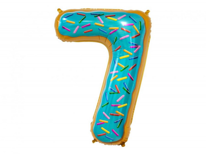 Imaginea produsului Balon folie gogoasa cifra 7 – 78cm