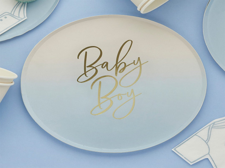Imaginea produsului Farfurii din carton calitativ Baby Boy