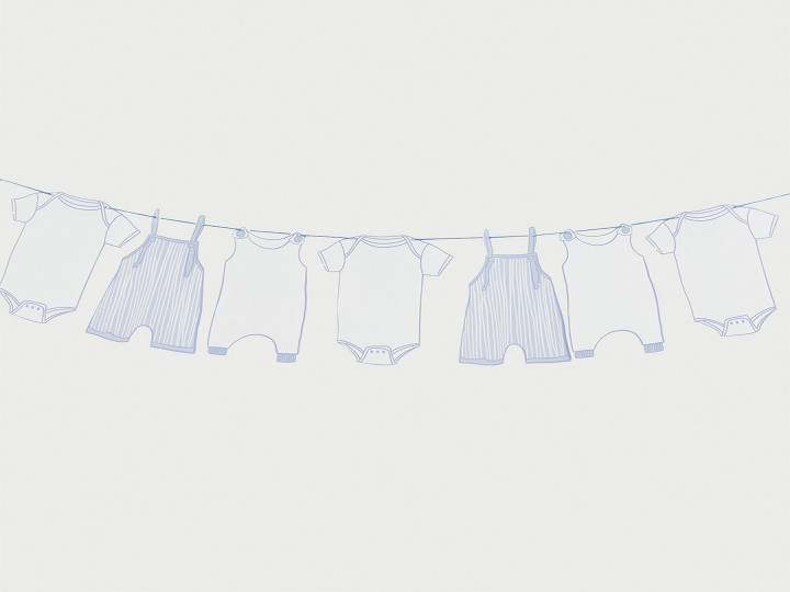 Imaginea produsului Ghirlanda decorativa Baby Boy 2.5 m