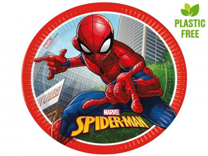 Imaginea produsului Set de 8 farfurii Spiderman 23 cm