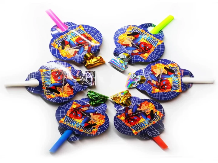 Imaginea produsului Suflatori Spiderman 6 pe set
