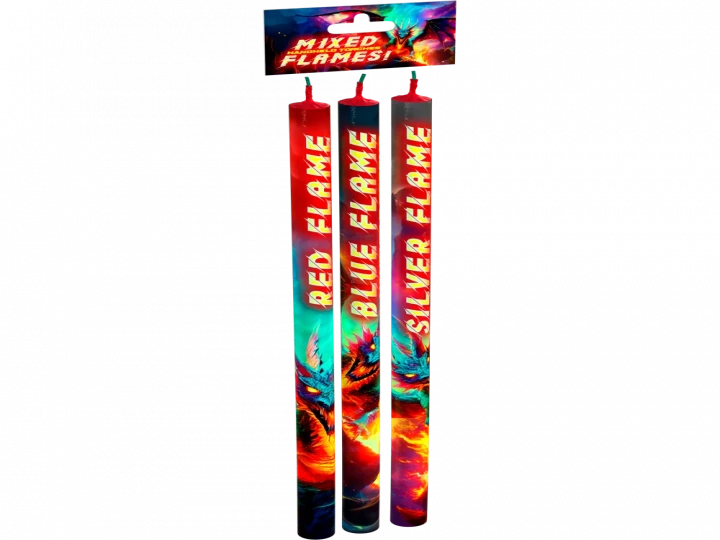 Imaginea produsului Flacari Bengale Mix 3 per set