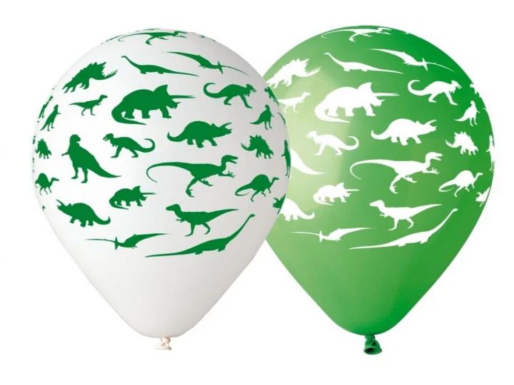 Imaginea produsului Set de 5 baloane de 30 cm cu dinozauri
