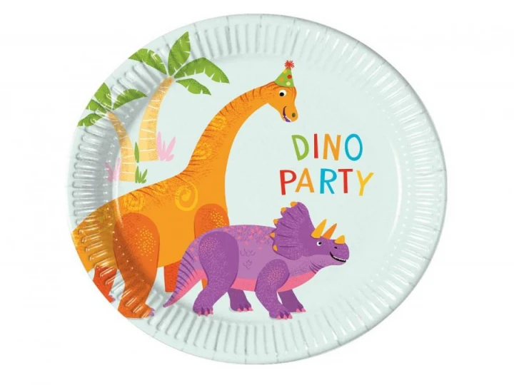 Imaginea produsului Set de 8 farfurii Dino Party
